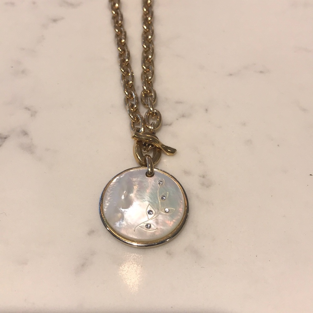 Vintage mother of pearl necklace